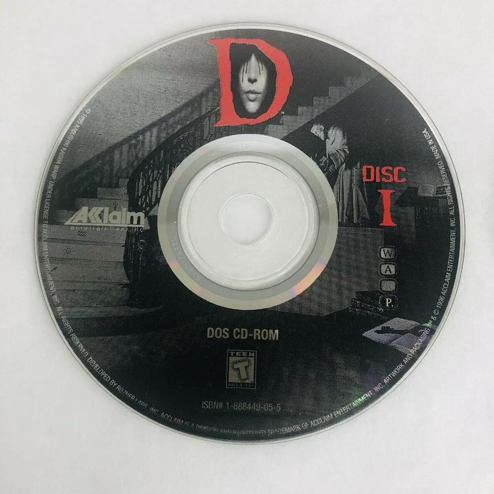 D PC DOS Game 1995 By Acclaim Discs Only Original Jewel Case Vintage